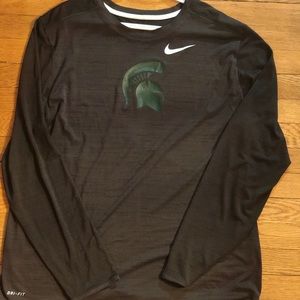 Nike MSU dri fit long sleeve